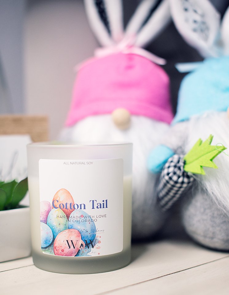 Easter- Cottontail - Wicks Or Wax (WOW)Easter- Cottontail