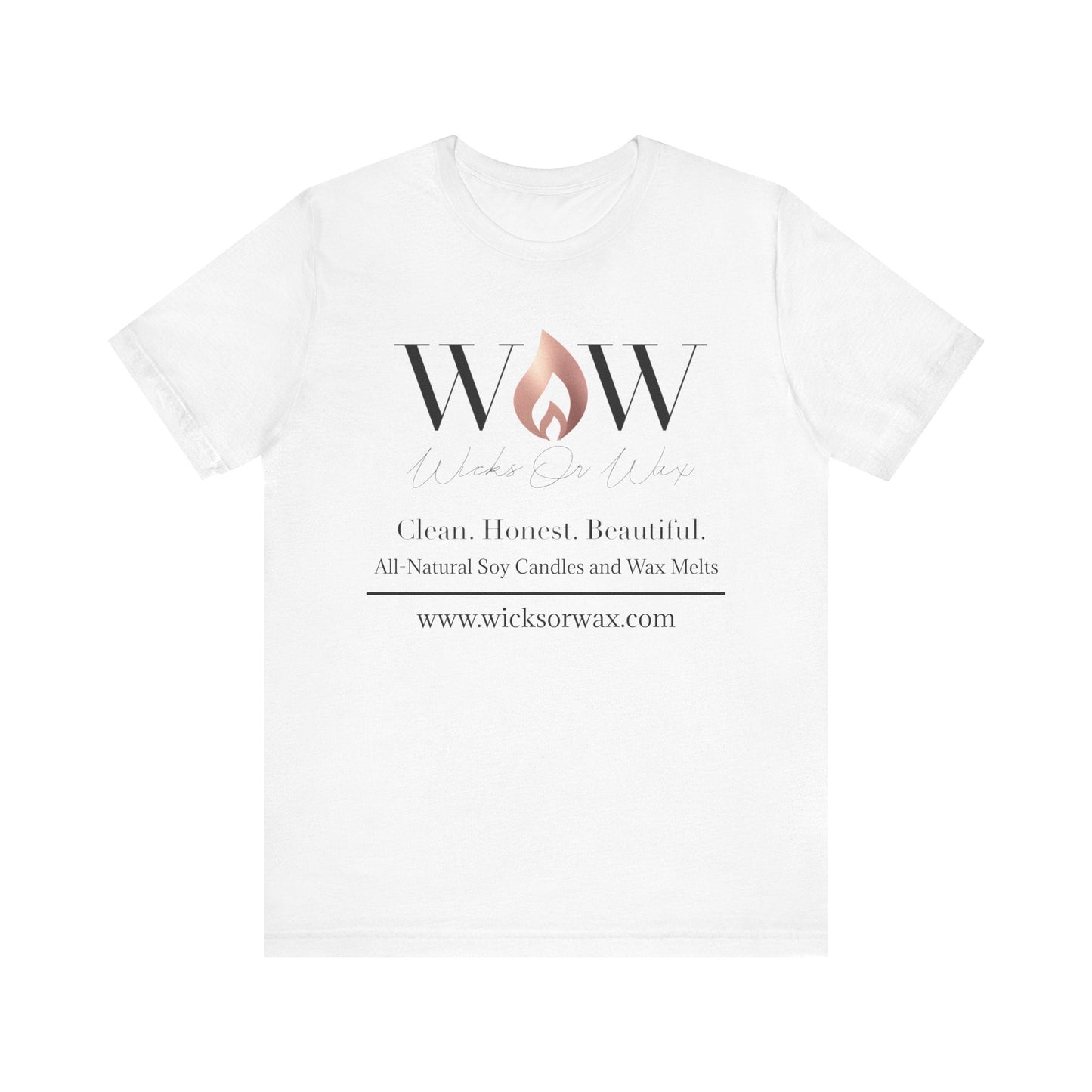 Light Unisex Jersey Short Sleeve Tee - Wicks Or Wax (WOW)Light Unisex Jersey Short Sleeve TeeT-Shirt