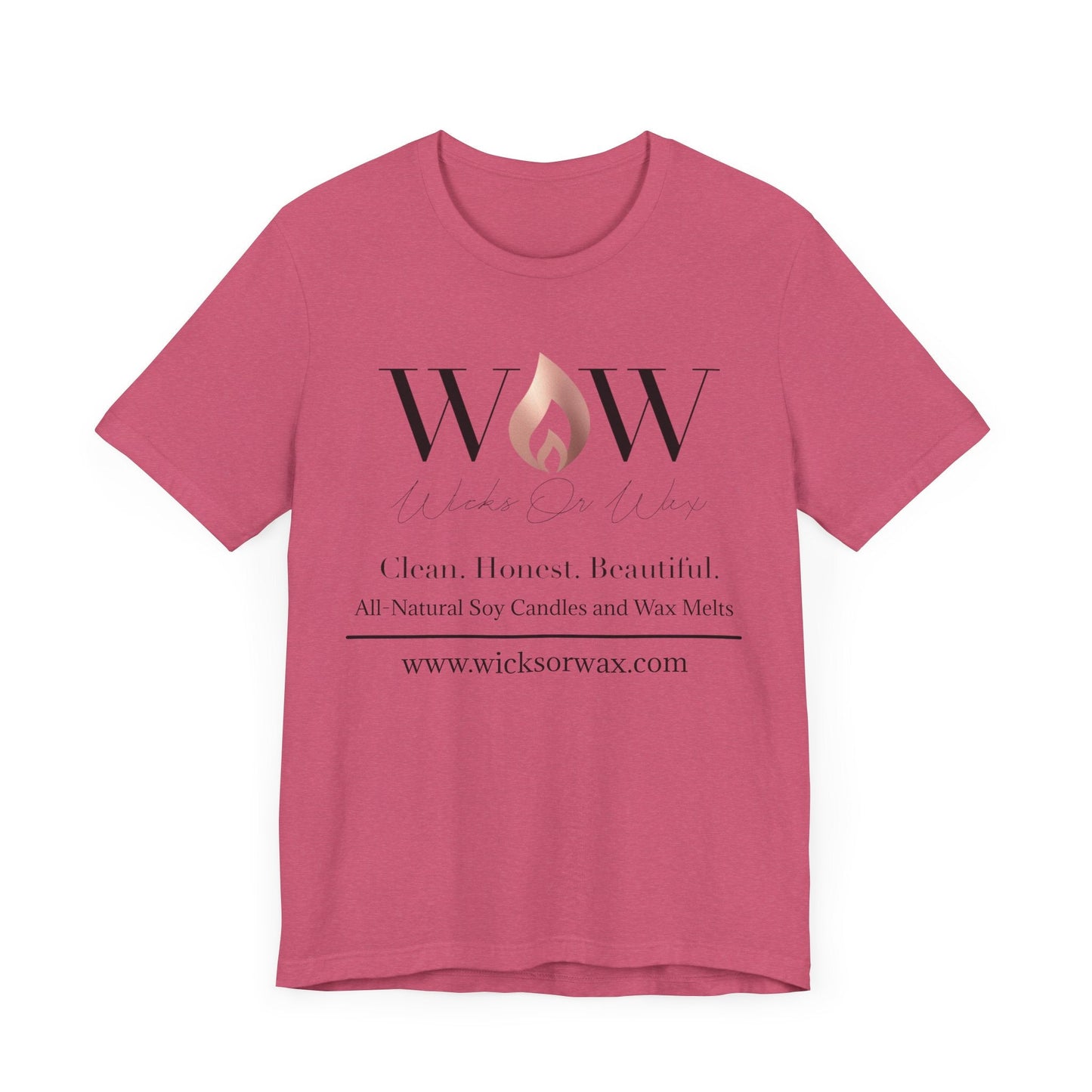 Light Unisex Jersey Short Sleeve Tee - Wicks Or Wax (WOW)Light Unisex Jersey Short Sleeve TeeT-Shirt
