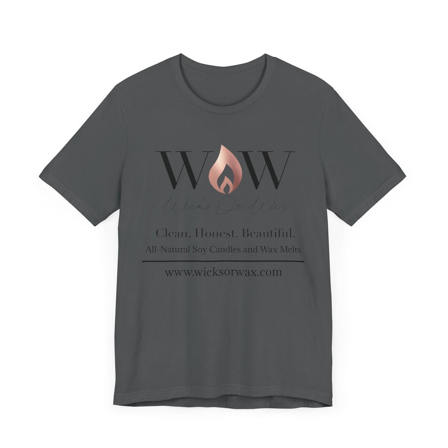 Light Unisex Jersey Short Sleeve Tee - Wicks Or Wax (WOW)Light Unisex Jersey Short Sleeve TeeT-Shirt