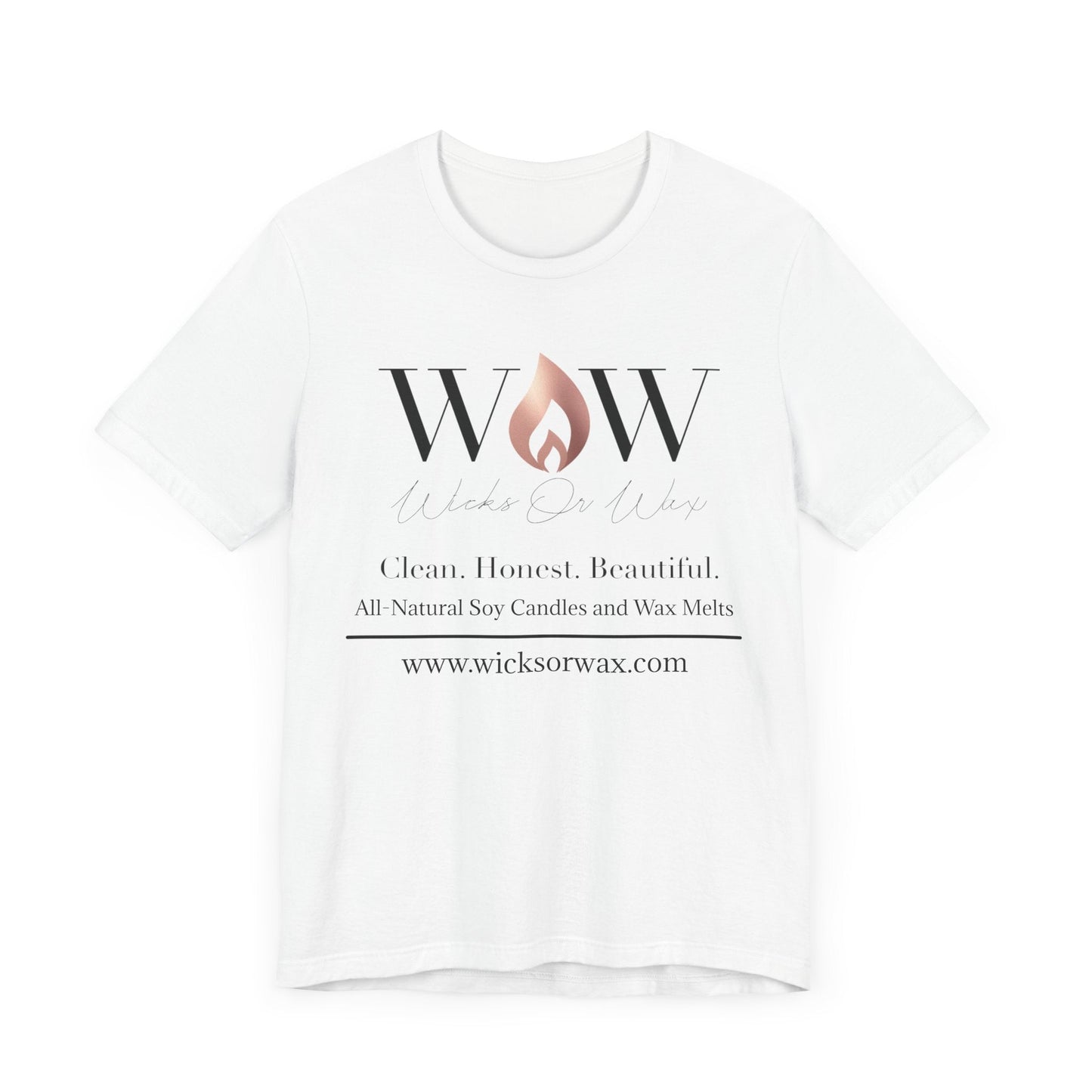 Light Unisex Jersey Short Sleeve Tee - Wicks Or Wax (WOW)Light Unisex Jersey Short Sleeve TeeT-Shirt