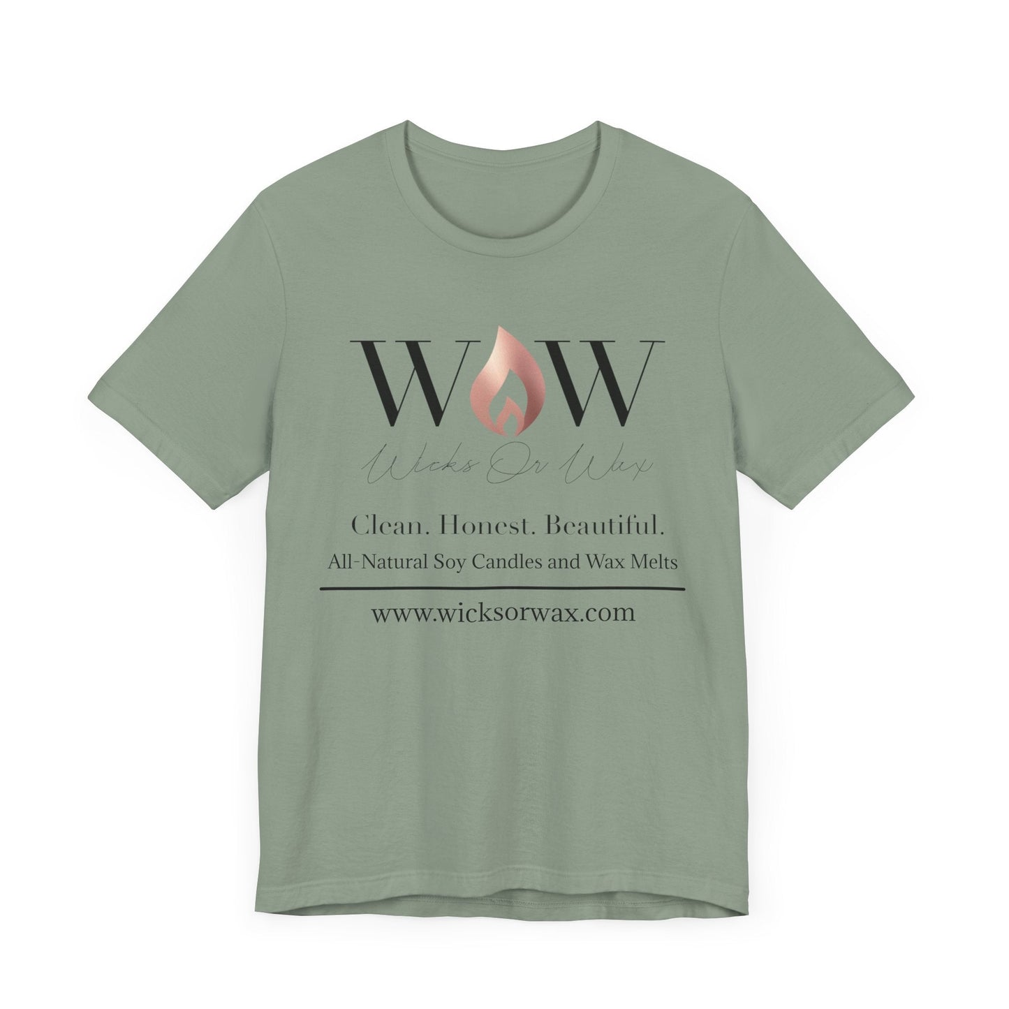Light Unisex Jersey Short Sleeve Tee - Wicks Or Wax (WOW)Light Unisex Jersey Short Sleeve TeeT-Shirt