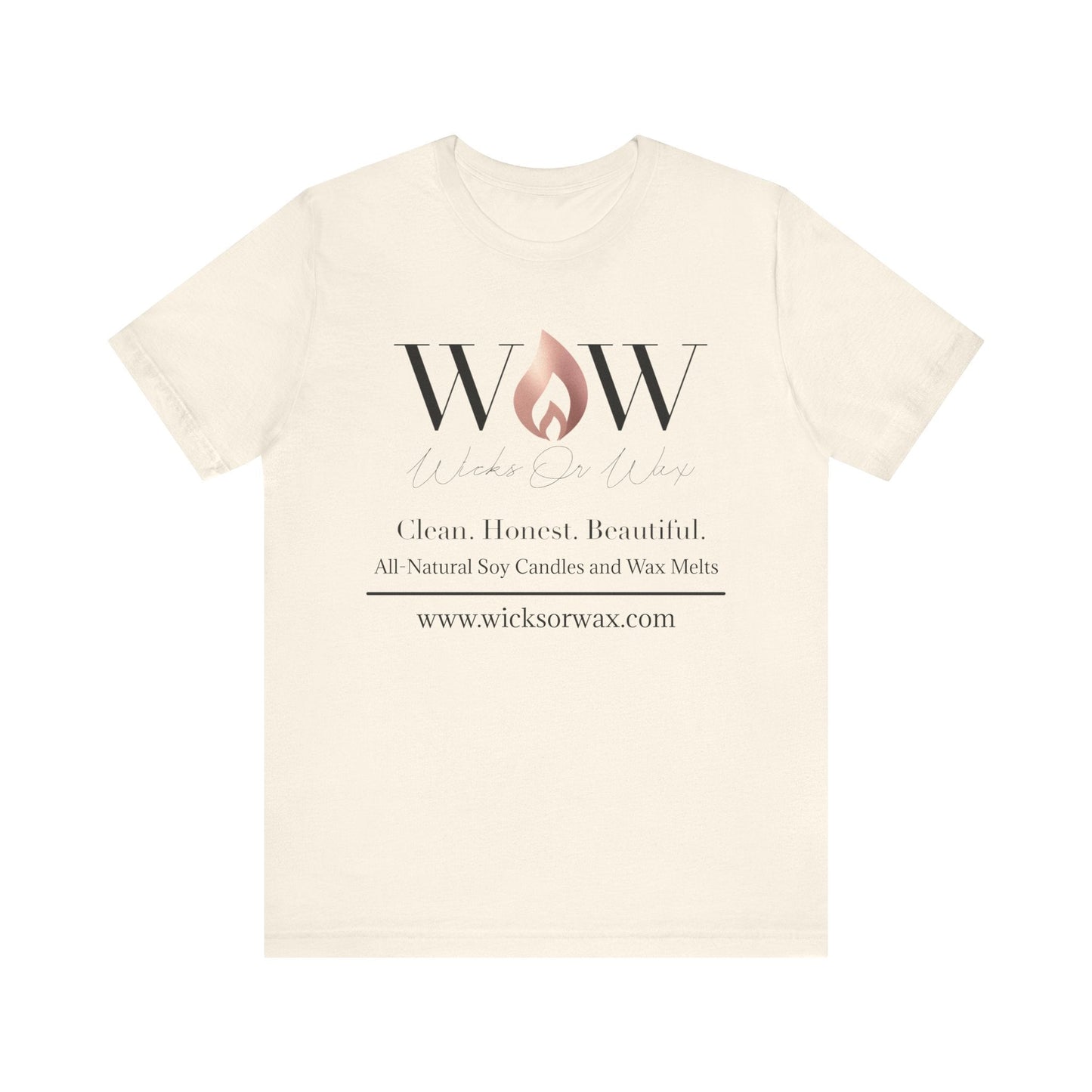 Light Unisex Jersey Short Sleeve Tee - Wicks Or Wax (WOW)Light Unisex Jersey Short Sleeve TeeT-Shirt