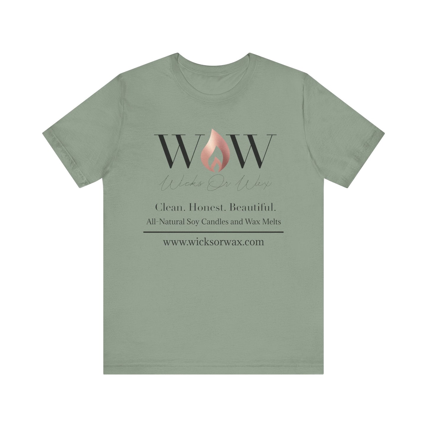 Light Unisex Jersey Short Sleeve Tee - Wicks Or Wax (WOW)Light Unisex Jersey Short Sleeve TeeT-Shirt