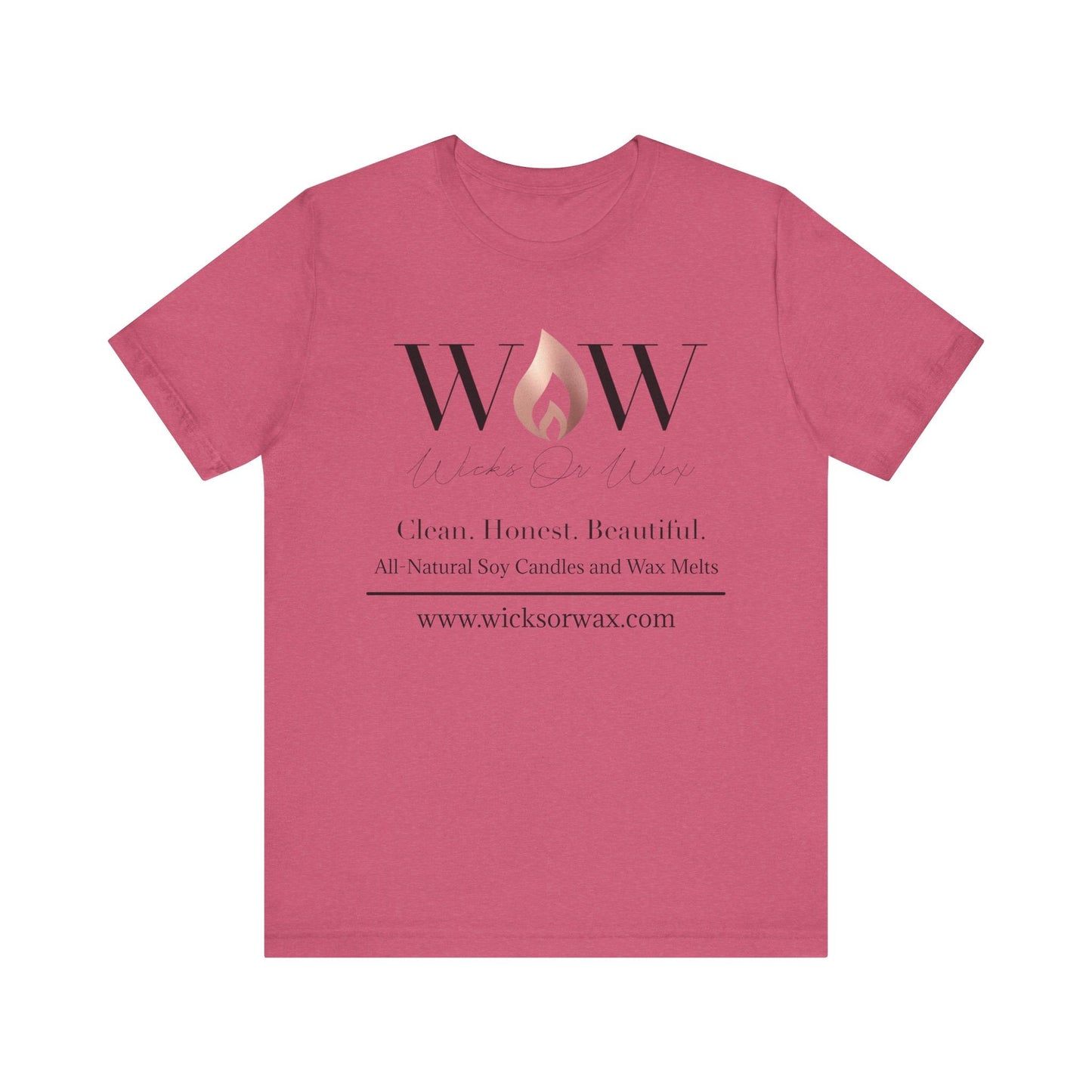 Light Unisex Jersey Short Sleeve Tee - Wicks Or Wax (WOW)Light Unisex Jersey Short Sleeve TeeT-Shirt
