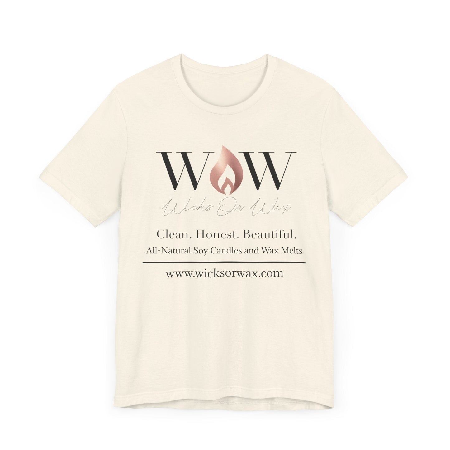 Light Unisex Jersey Short Sleeve Tee - Wicks Or Wax (WOW)Light Unisex Jersey Short Sleeve TeeT-Shirt