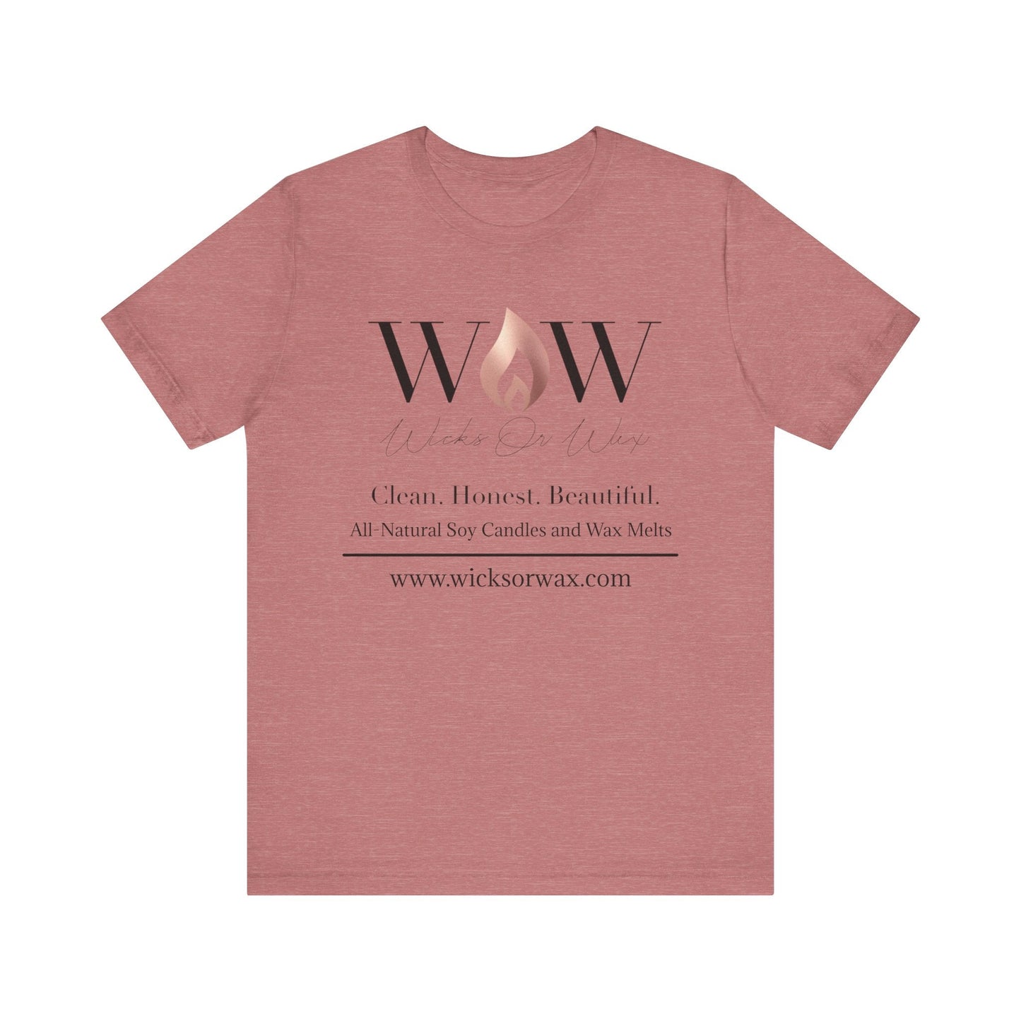 Light Unisex Jersey Short Sleeve Tee - Wicks Or Wax (WOW)Light Unisex Jersey Short Sleeve TeeT-Shirt
