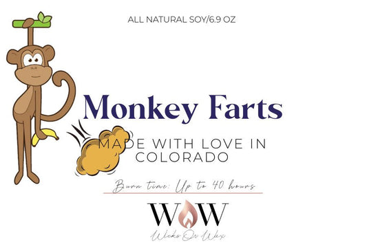 Monkey Farts - Wicks Or Wax (WOW)Monkey Farts