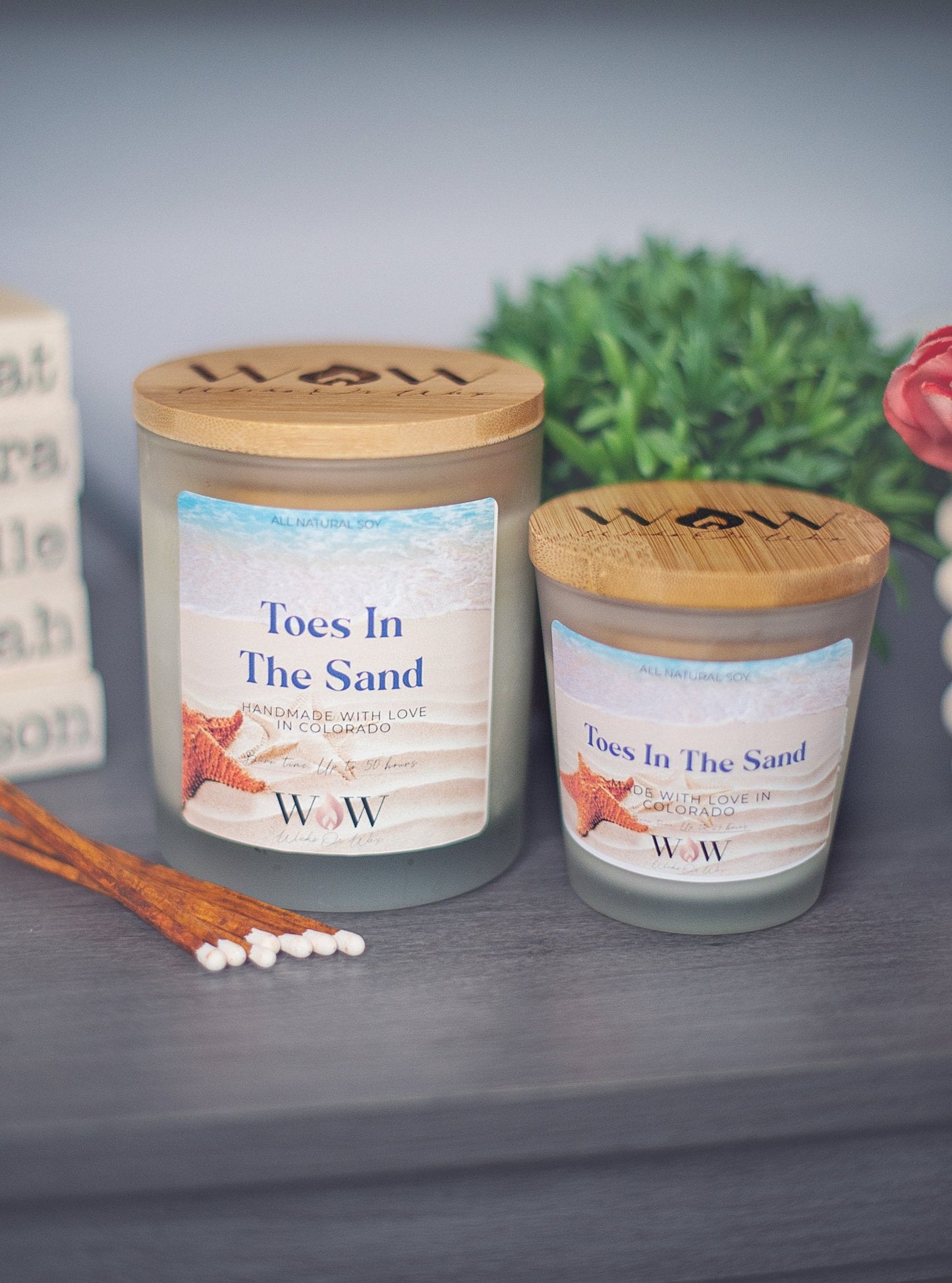 Toes In The Sand - Wicks Or Wax (WOW)Toes In The Sand
