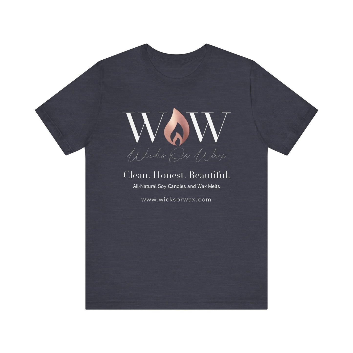Unisex Jersey Short Sleeve Tee - Wicks Or Wax (WOW)Unisex Jersey Short Sleeve TeeT-Shirt