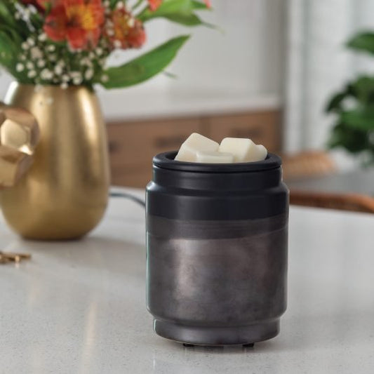 Black Dipped Flip Dish Wax Warmer - Wicks Or Wax (WOW)Black Dipped Flip Dish Wax Warmer