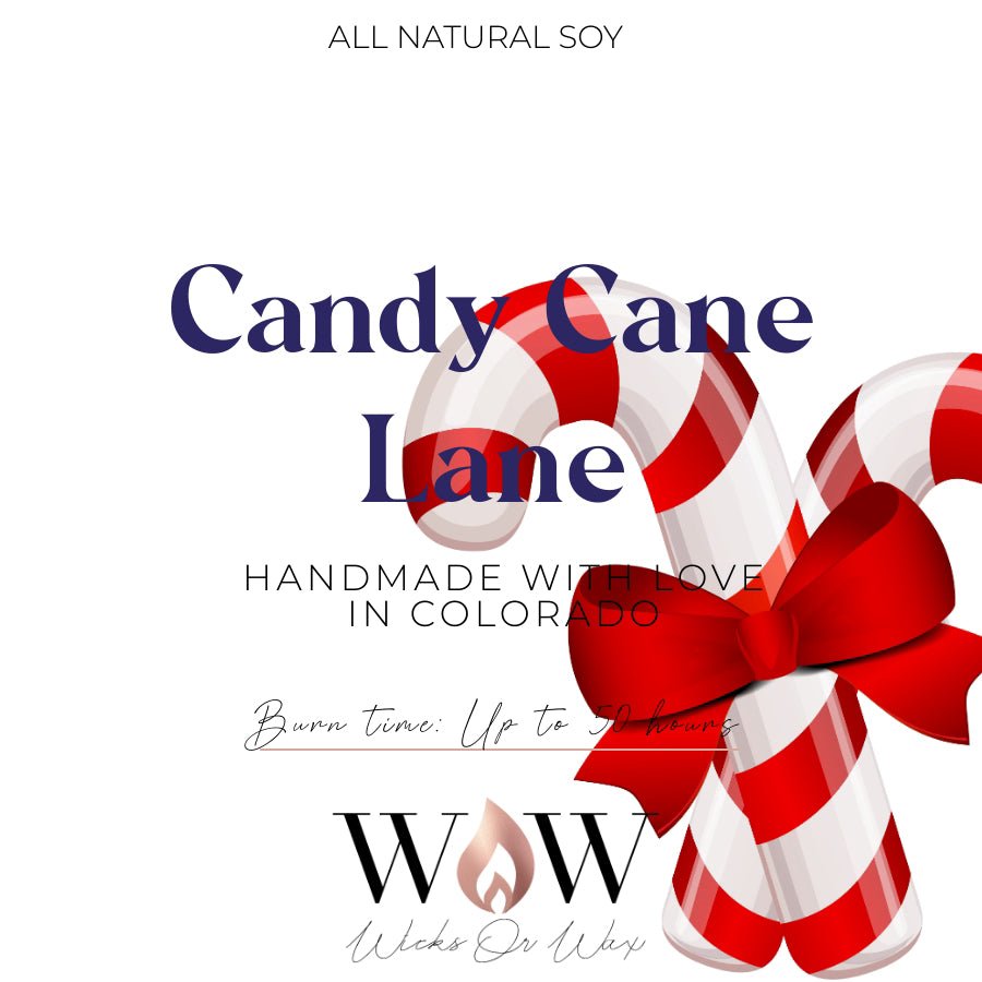 Candy Cane Lane - Wicks Or Wax (WOW)Candy Cane Lane