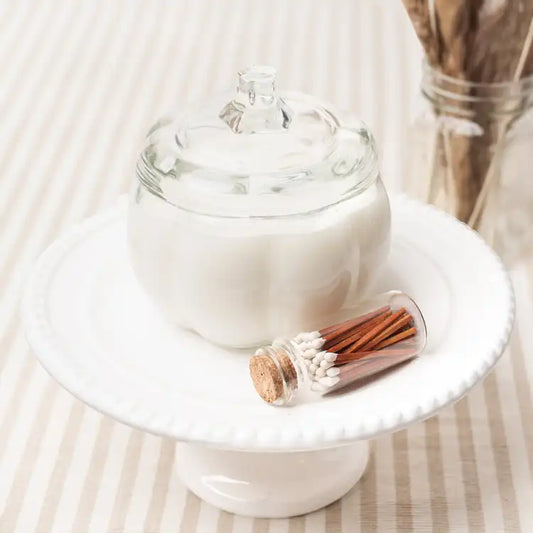 Clear Pumpkin Candle