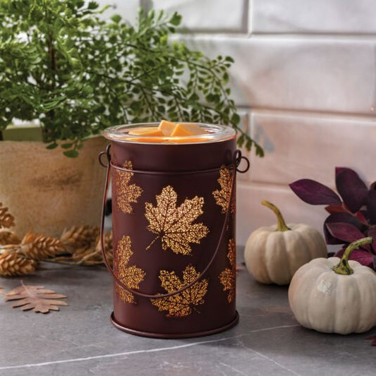 Fall Leaves Vintage Style Bulb Illumination Fragrance Warmer - Wicks Or Wax (WOW)Fall Leaves Vintage Style Bulb Illumination Fragrance Warmer