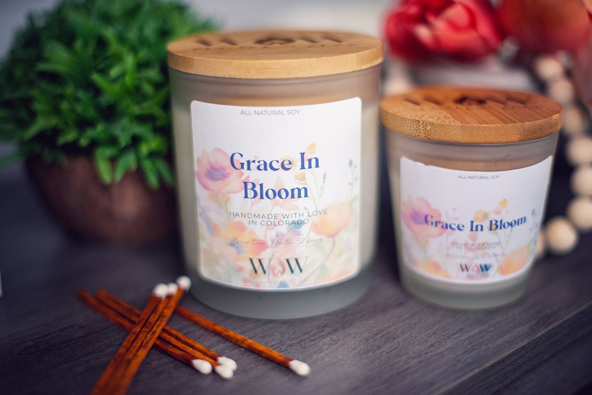 Grace In Bloom - Wicks Or Wax (WOW)Grace In Bloom