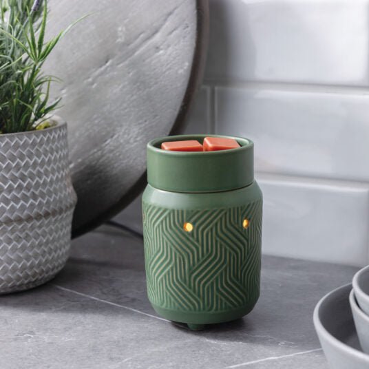 Jade Midsize Illumination Fragrance Warmer - Wicks Or Wax (WOW)Jade Midsize Illumination Fragrance Warmer