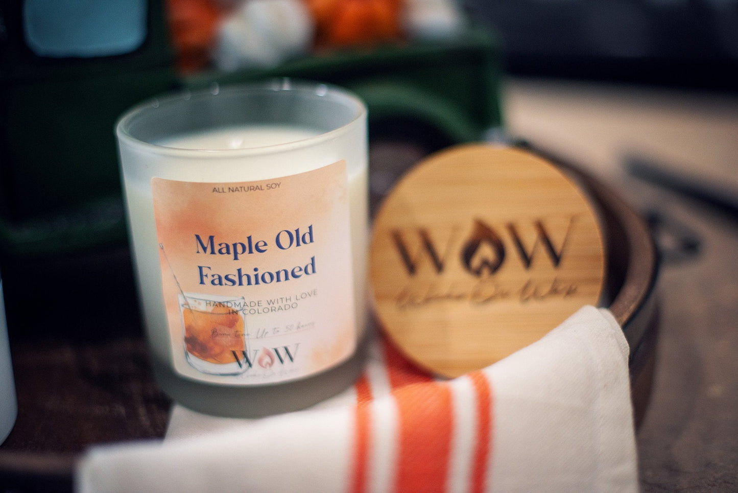 Maple Old Fashioned - Wicks Or Wax (WOW)Maple Old Fashioned