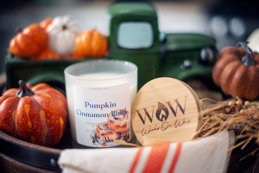 Pumpkin Cinnamon Rolls - Wicks Or Wax (WOW)Pumpkin Cinnamon Rolls