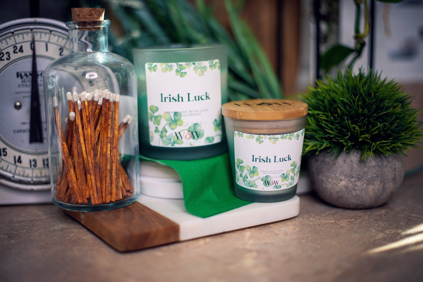 St Paddy's Candle - Wicks Or Wax (WOW)St Paddy's Candle