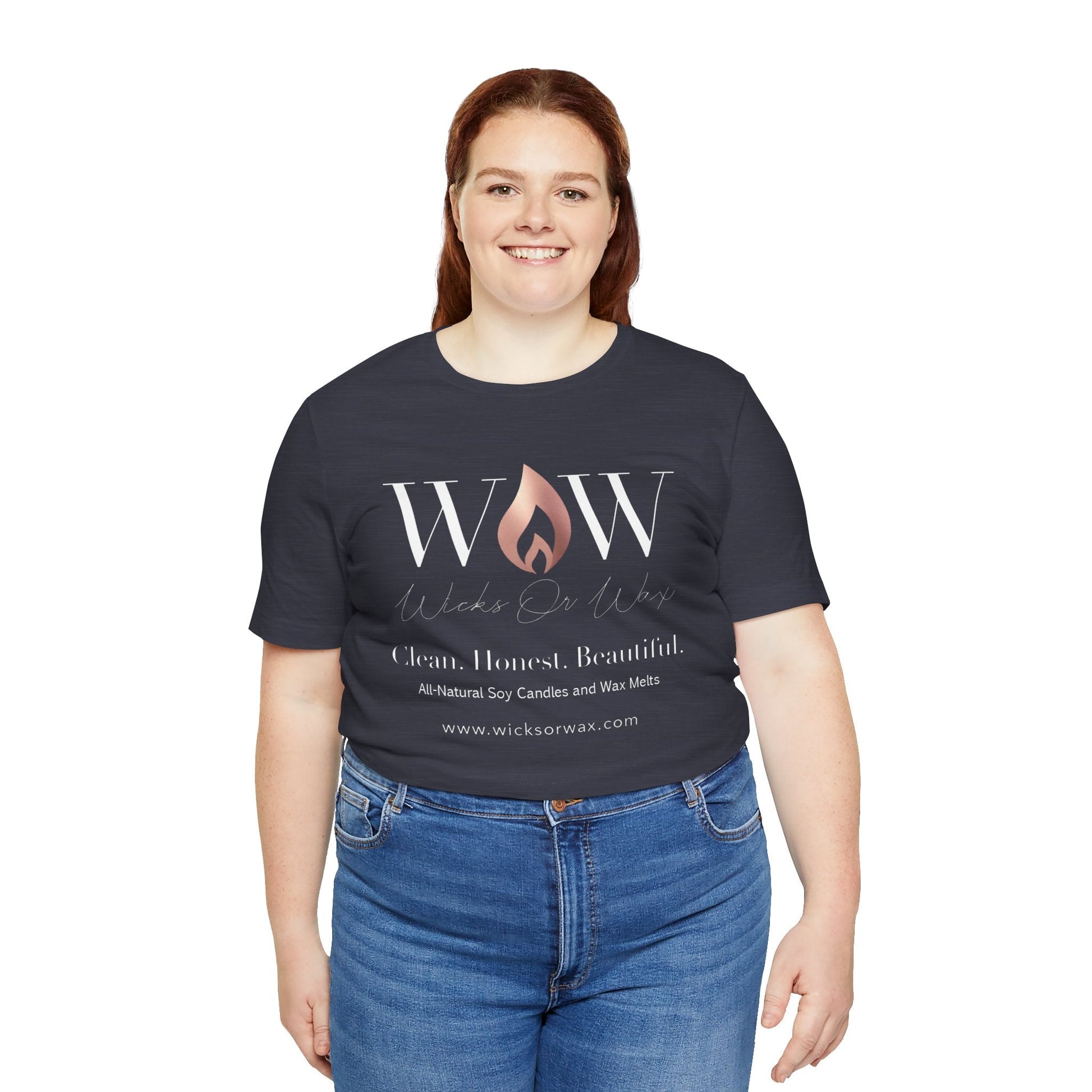 Unisex Jersey Short Sleeve Tee - Wicks Or Wax (WOW)Unisex Jersey Short Sleeve TeeT-Shirt