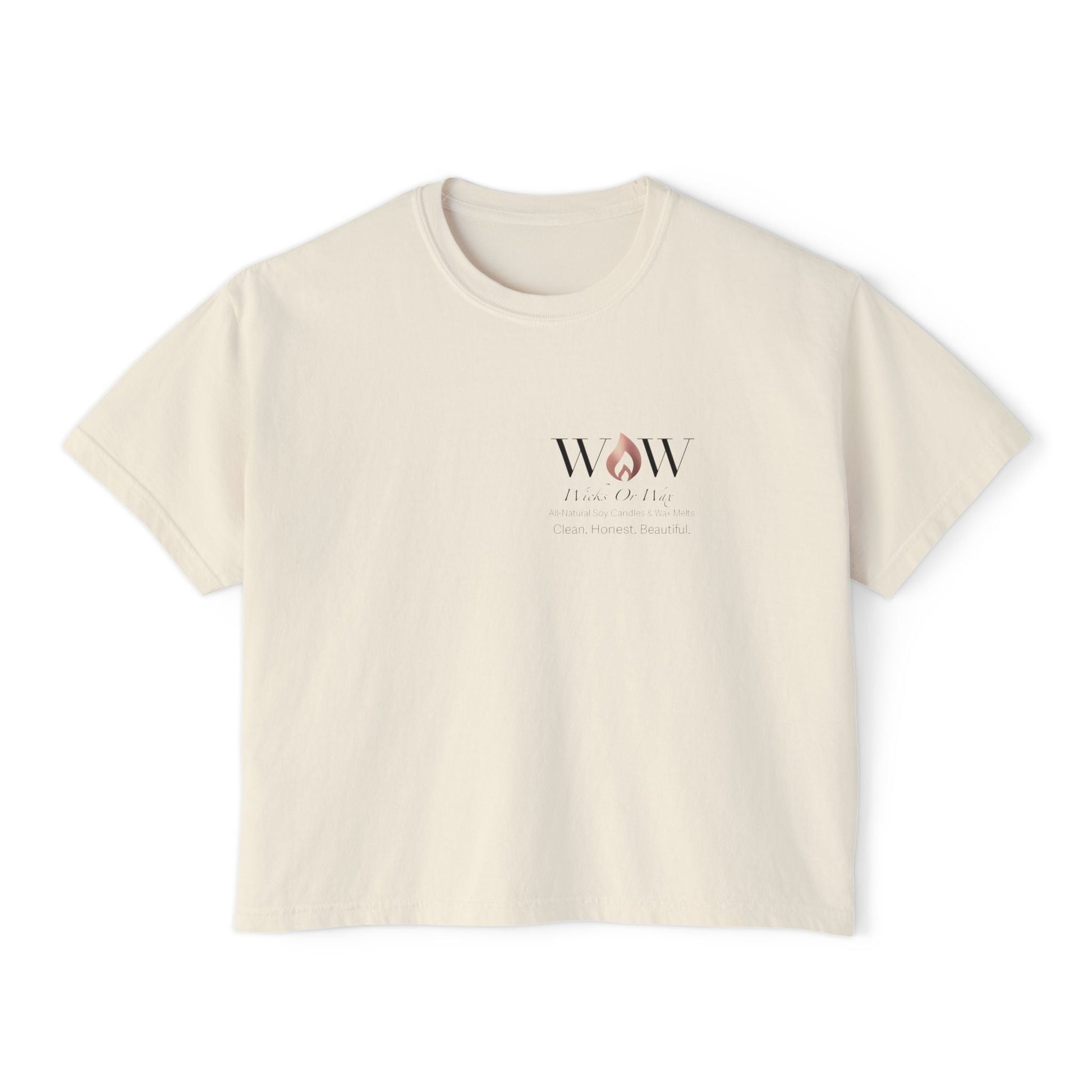 Women's Boxy Tee - Wicks Or Wax (WOW)Women's Boxy TeeT-Shirt