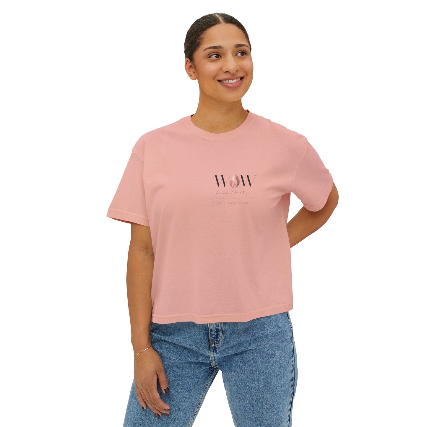 Women's Boxy Tee - Wicks Or Wax (WOW)Women's Boxy TeeT-Shirt