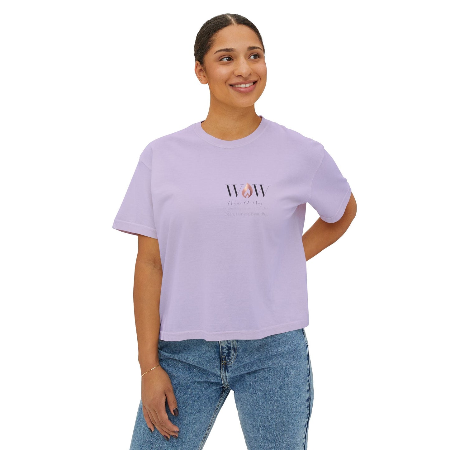 Women's Boxy Tee - Wicks Or Wax (WOW)Women's Boxy TeeT-Shirt