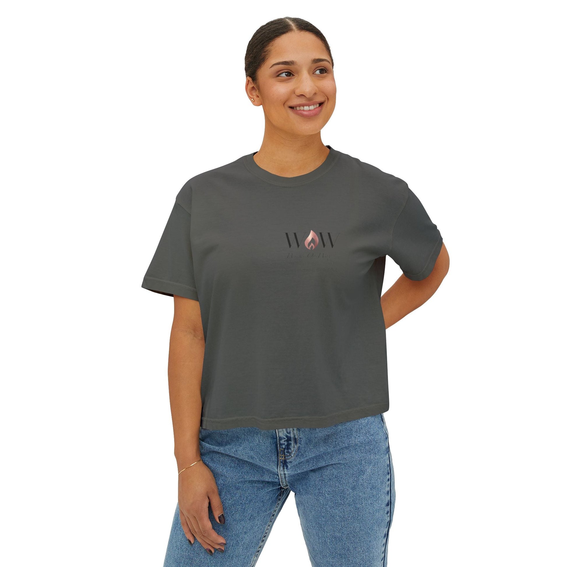 Women's Boxy Tee - Wicks Or Wax (WOW)Women's Boxy TeeT-Shirt