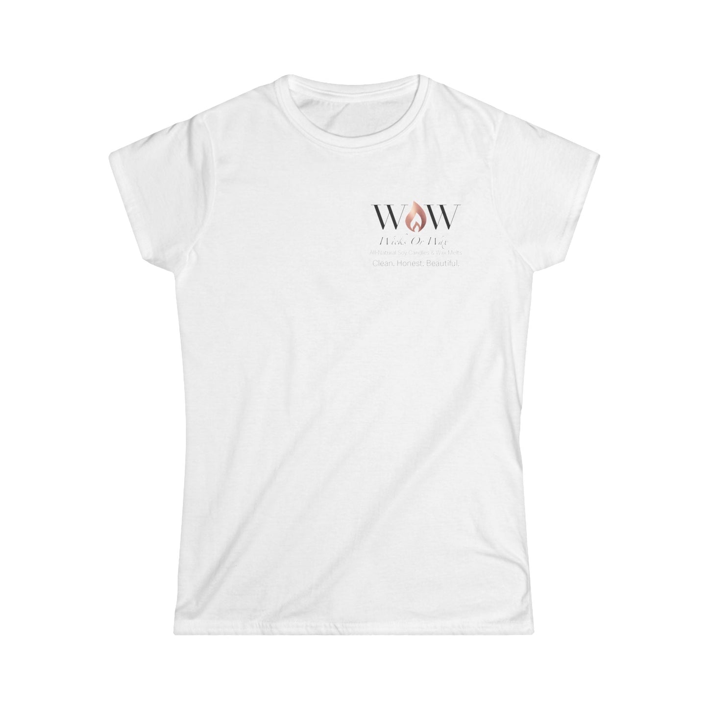 Women's Softstyle Tee - Wicks Or Wax (WOW)Women's Softstyle TeeT-Shirt