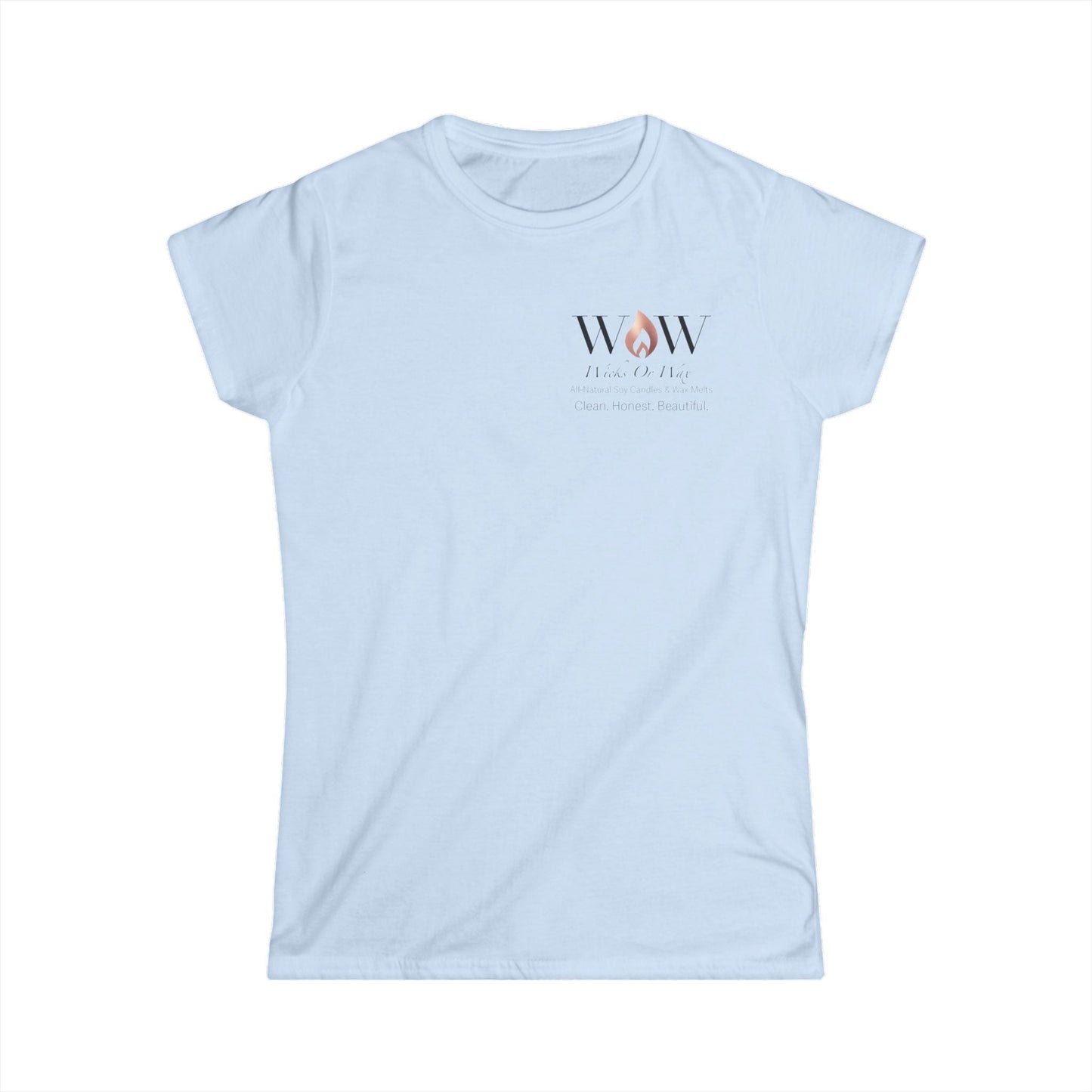 Women's Softstyle Tee - Wicks Or Wax (WOW)Women's Softstyle TeeT-Shirt