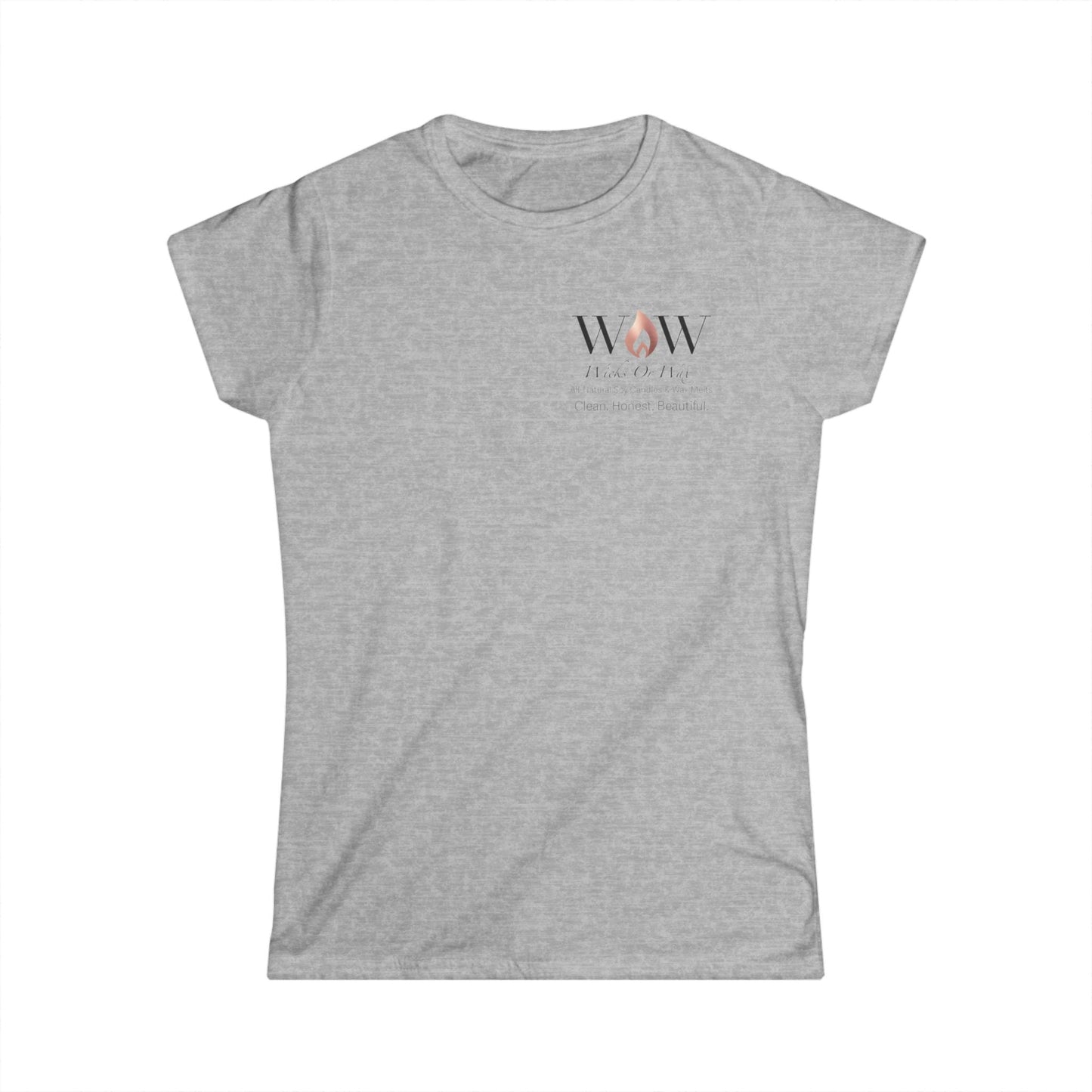 Women's Softstyle Tee - Wicks Or Wax (WOW)Women's Softstyle TeeT-Shirt