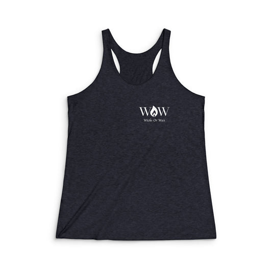 Women's Tri - Blend Racerback Tank - Wicks Or Wax (WOW)Women's Tri - Blend Racerback TankTank Top